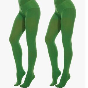 NWT CITYSTL Opaque Clover Green 80D Compression Tights